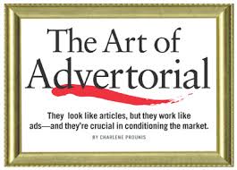Advertorial : materi mengenai penulisan naskah iklan
